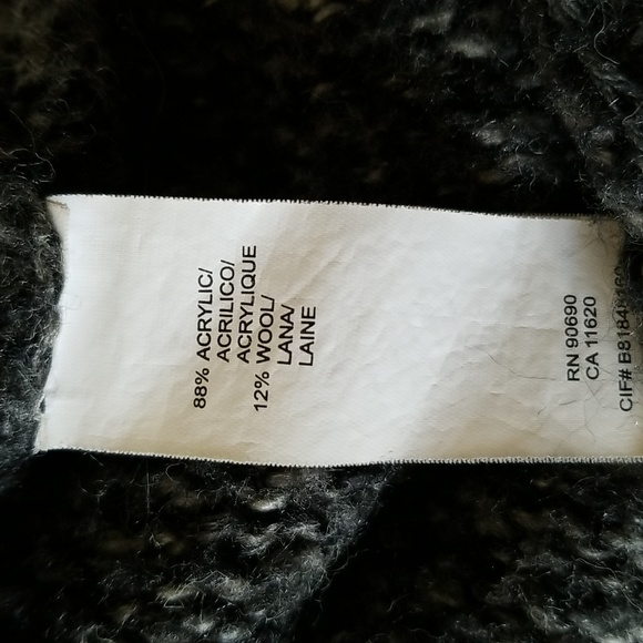 Mac & Jac Grey Blend Sweater Cowl Neck - Picture 6 of 6